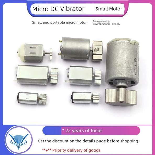 Vibrasyon Motoru - 180 Model DC3.7V1.8A - 4