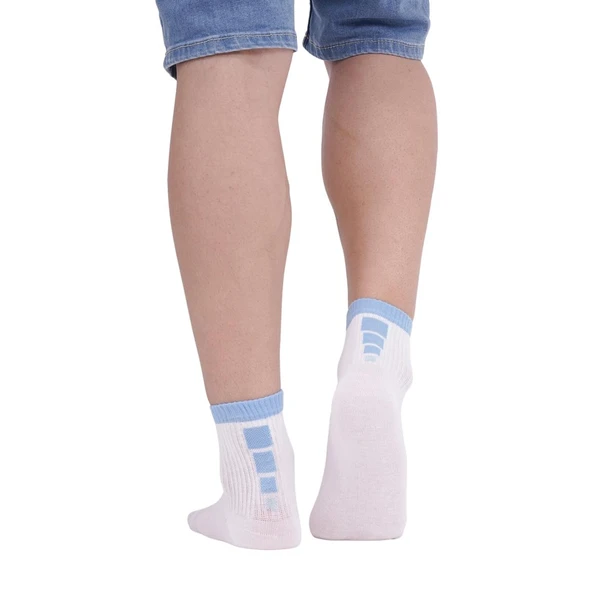 The Socks Company 3 Çift Pamuk Erkek Tenis Çorap - 5