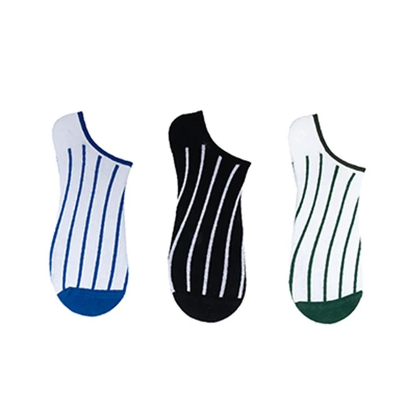The Socks Company 3 Çift Desenli Erkek Babet Çorap