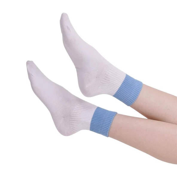 The Socks Company 3 Çift Pamuk Kadın Tenis Çorap - 3