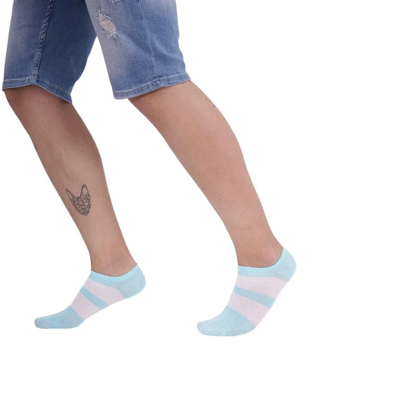 The Socks Company 3 Çift Desenli Erkek Babet Çorap - 3