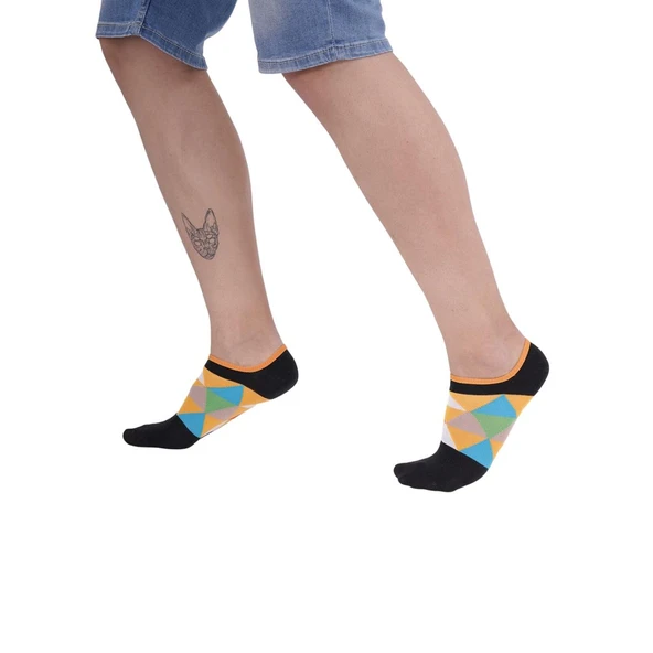 The Socks Company 3 Çift Desenli Erkek Babet Çorap - 3