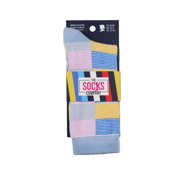 The Socks Company Desenli Kadın Soket Çorap