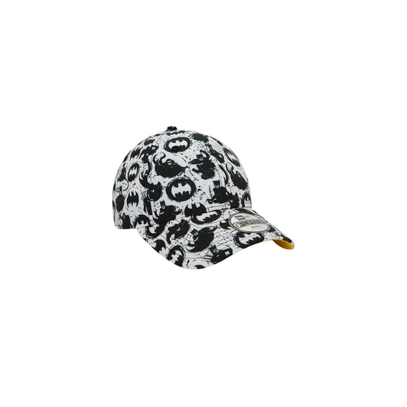 New Era Batman Youth All Over Print White 9FORTY Genç Çocuk Şapkası