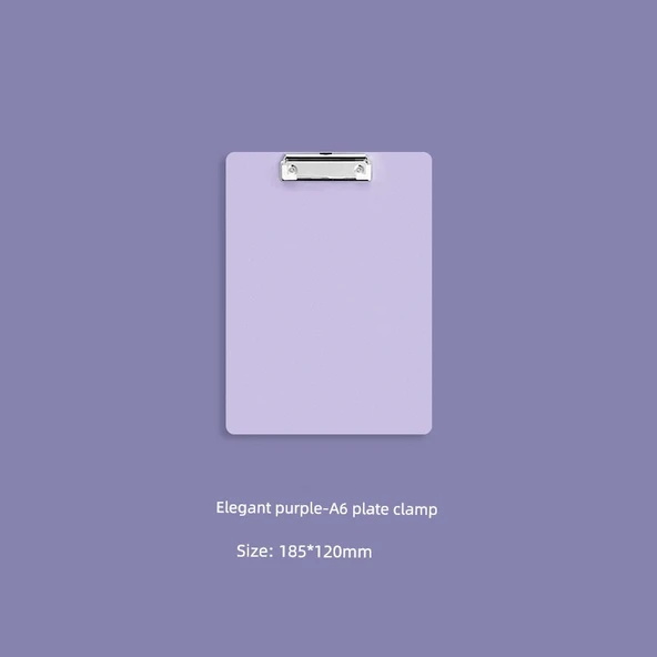 Mini Taşınabilir Yazı Tahtası - A6 Şık Mor - 120x185mm