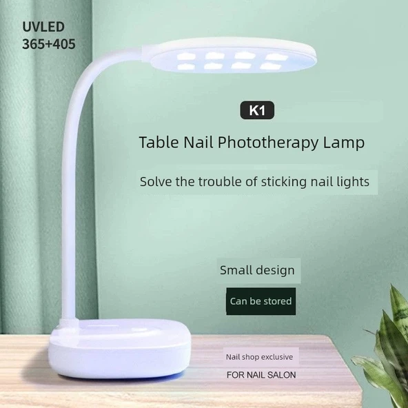 Ses Kontrollü Güç Depolama Hızlı Kuruyan UV Oje Lambası - Masaüstü Oje Lambası K1
