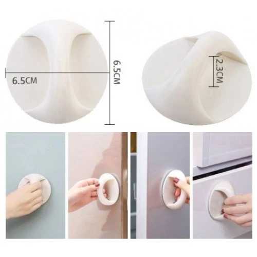 Periboia Çok Amaçlı Yapışkanlı Tutacak Kulp 1 Adet (T 1100) - 3