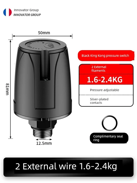 Kendiliğinden Primelenen Su Pompası - Black King Kong 2 Dış Tel - 1.6-2.4kg
