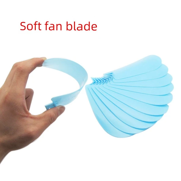 Küçük Fan Kanadı - Pembe Kırmızı - 17.5cm Uzunluk - 2.2cm Soket - 10 Parça - 10
