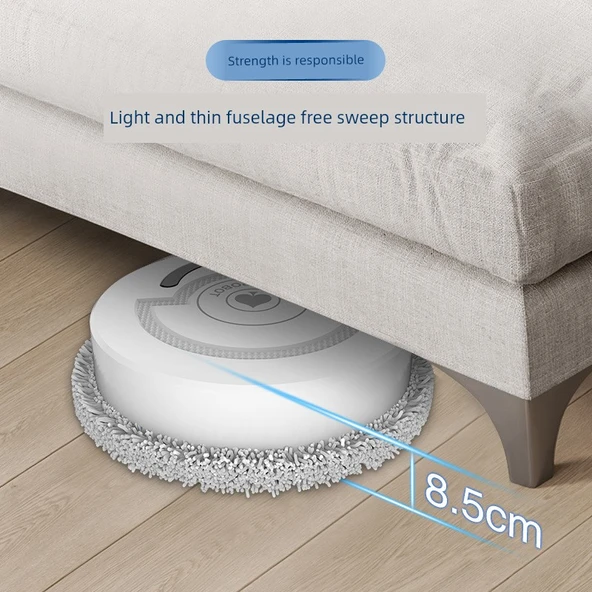 Akıllı Ev Süpürme Robotu - Sessiz Mop Temizlik Makinesi - P10S Su Versiyonu - 3