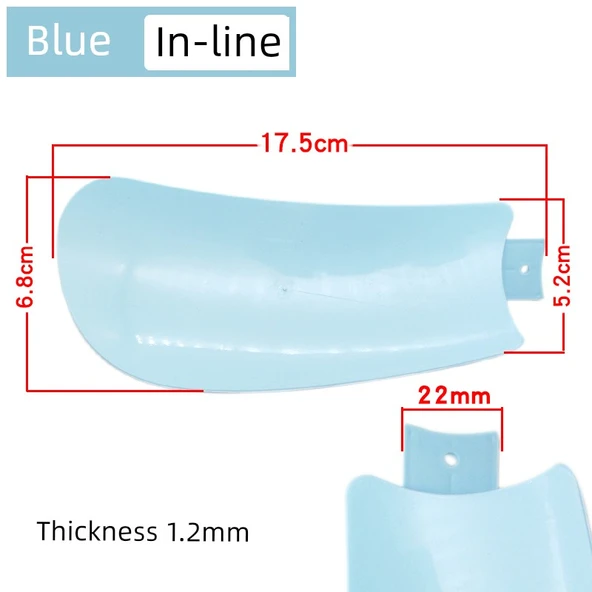 Küçük Fan Kanadı - Soluk Pembe - 16.2cm Uzunluk - 2.6cm Gömülü Soket - 10 Parça - 9