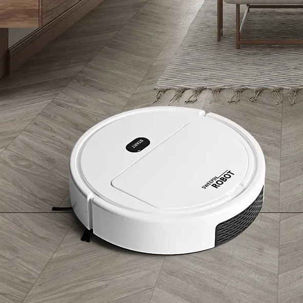 Akıllı Süpürme Robotu Vakum Mop 5'ü 1 Arada Spreyli - K250A Beyaz - 3
