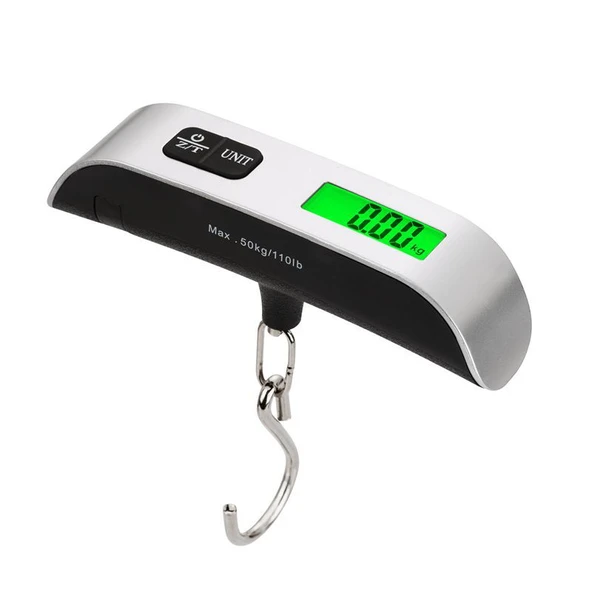 Mini Taşınabilir Dijital Terazi - Küçük Kanca Versiyonu - 50kg/10g - 6