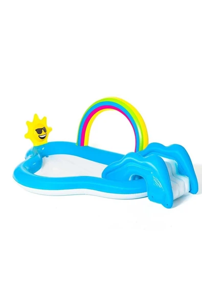 53092 Kaydıraklı Gökkuşağı Fiskiyeli Havuz/2,57-1,45cm