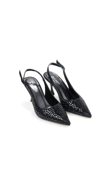 Pisagor Ps-32150 Kadın 7 Cm Arkası Açık Abiye Stiletto Ayakkabı