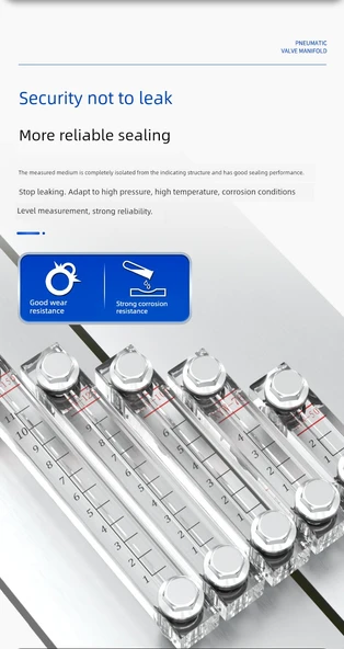 Şeffaf Yağ Seviye Göstergesi - YWZ-127 Termometresiz - Resim 8