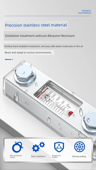 Şeffaf Yağ Seviye Göstergesi - YWZ-127 Termometresiz - Resim 6