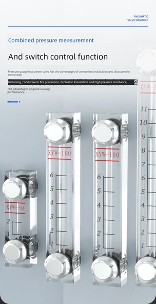 Şeffaf Yağ Seviye Göstergesi - YWZ-127 Termometresiz - Resim 10
