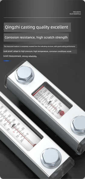 Şeffaf Yağ Seviye Göstergesi - YWZ-127 Termometresiz - Resim 7