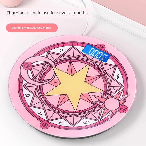 Şarj Edilebilir Elektronik Terazi - Magic Array - 28x28cm - USB Şarjlı - 3