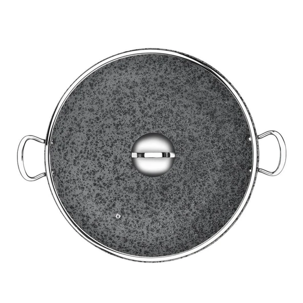 BRİONİ STONE-H 38 CM ÇİZİLMEZ YANMAZ YAPIŞMAZ İNDÜKSİYONLU ŞEF TENCERESİ - 2