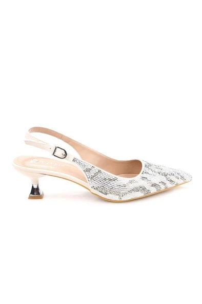 Pisagor Ps-32370 Kadın 4 Cm Arkası Açık Taşlı Abiye Stiletto Ayakkabı - 9