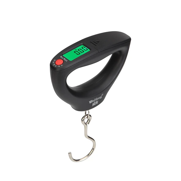 Elektronik Terazi - Siyah - 50kg Hassas Ölçüm - Kanca ile