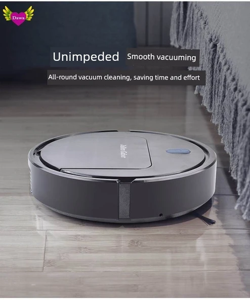 Robot Süpürge - Siyah - Islak Mop - 11
