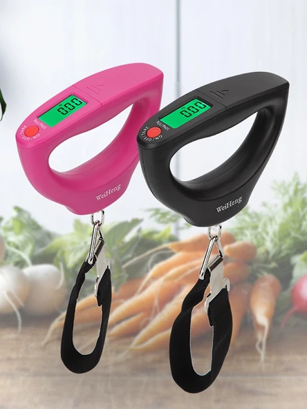 Elektronik Terazi - Siyah - 50kg Hassas Ölçüm - Tartım ile - 4