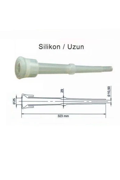 İnek Süt Sağım Makinası Silikon Meme Lastiği 25 mm