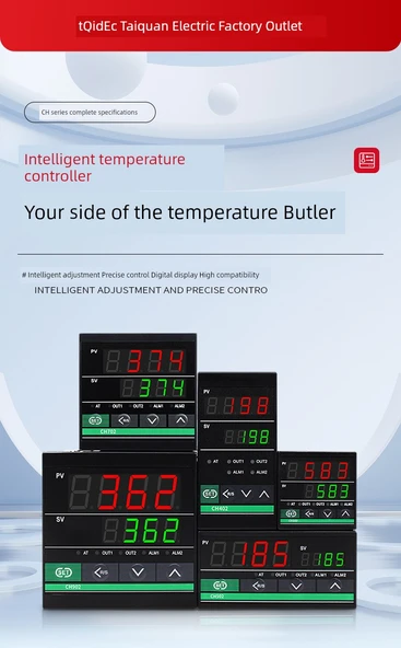 CH702 PID Termostat - 12V Güç Kaynağı - 7