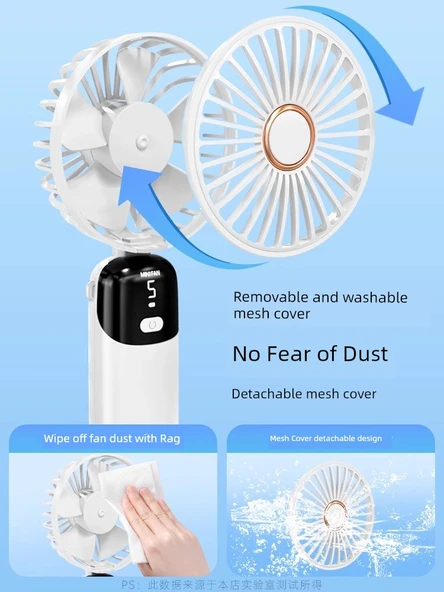 Taşınabilir El Fanı - Genç Tozu - 15000mAh - 3