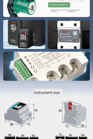 Akıllı PID Sıcaklık Kontrol Cihazı - KCME Boyutu 48x96 - 10