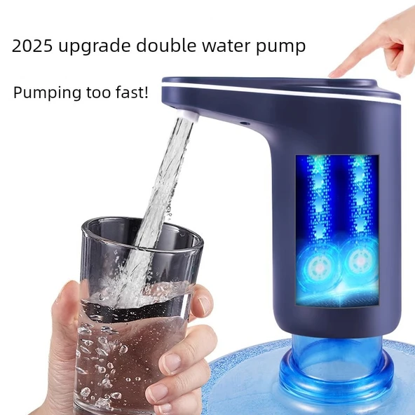Elektrikli Varil Su Pompası - 2025 Çift Pompa - Hızlı Su - Güçlü Performans (Model 1)
