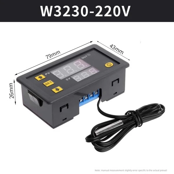 Dijital Termostat - W3230 - 220V