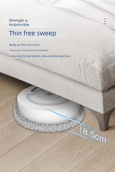 Akıllı Ev Süpürme Robotu - Sessiz Mop Temizlik Makinesi - P10S Su Versiyonu - 10