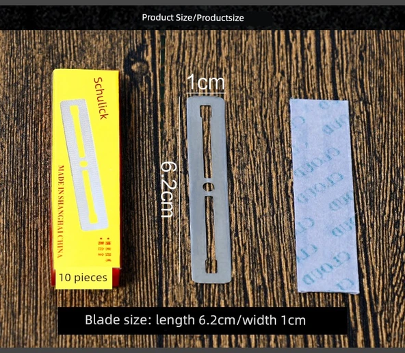 Eski Tarz Tıraş Bıçağı - Çift Kenar - SLK-004 - 100 Adet - 8