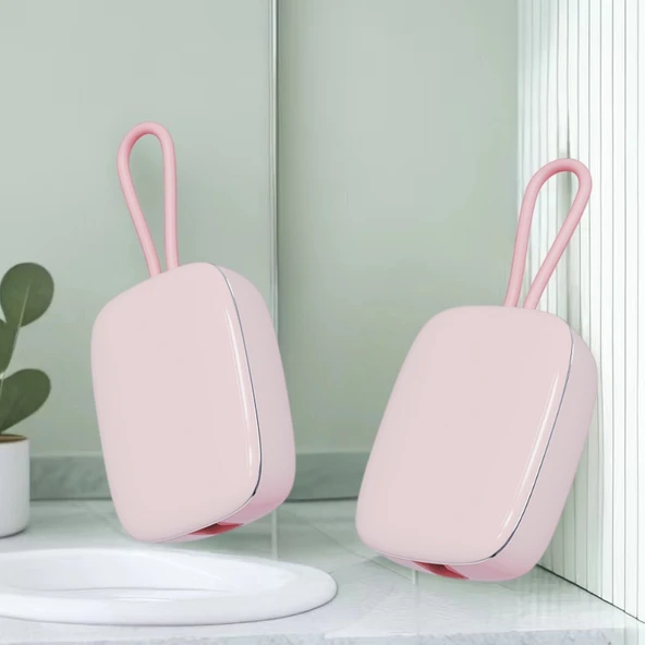 Taşınabilir UVC UV Diş Fırçası Sterilizatörü - Pembe 2 Kombinasyonu