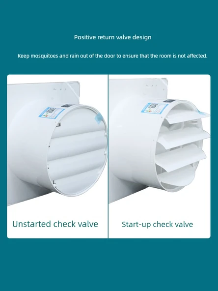 Banyo Egzoz Fanı - 6 İnç - Hat Açıklığı: 151-165mm - 4