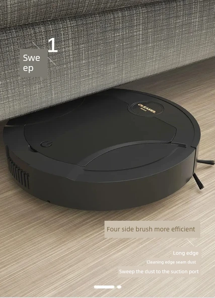Akıllı Sprey Elektrikli Süpürge Robotu - K250A Siyah Sprey Yükseltme - 10