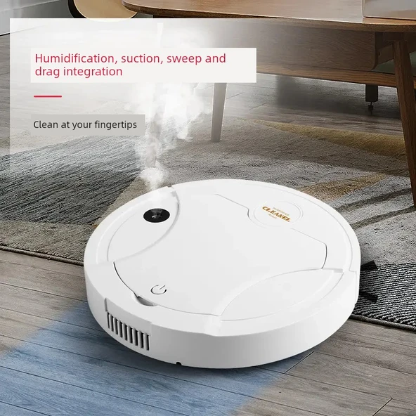 Akıllı Sprey Elektrikli Süpürge Robotu - K280 Beyaz - 3