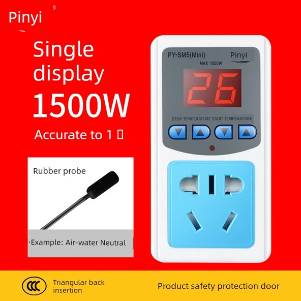 1500W Termal Anahtar - Su/Hava Ortamı için Kauçuk Prob