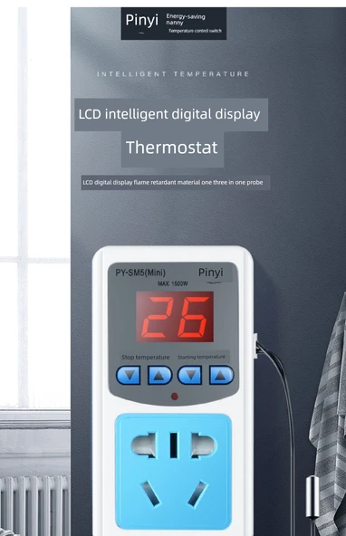 1500W Termal Anahtar - Her Ortam için Üçü Bir Arada Prob - 10