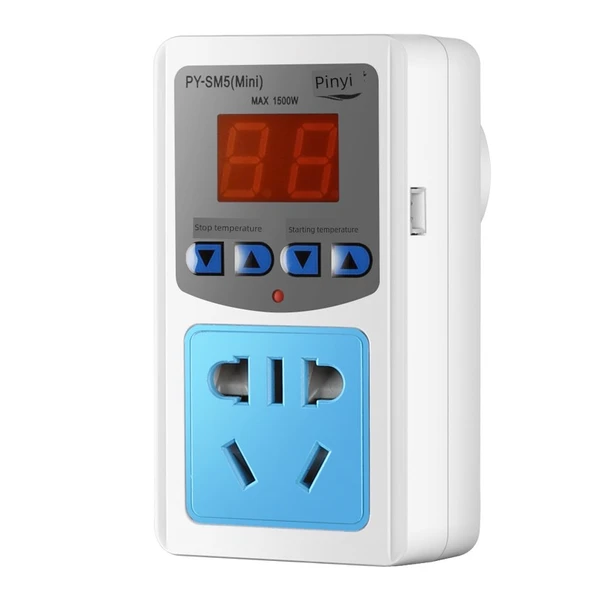 Dijital Ekran 1500W Termal Anahtar - Yüksek Nem için Su Geçirmez Prob - 6