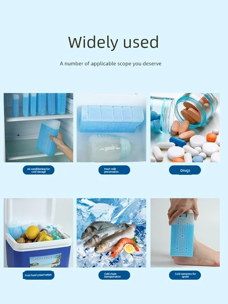 Yeniden Kullanılabilir Buz Paketi 200ml - Hızlı Soğutma - Uzun Süreli Soğuk Koruma - 4