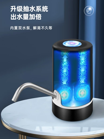 Elektrikli Su Dispenseri - Beyaz - 048 (Geliştirilmiş Büyük Su Pompası, Düşük Gürültü)