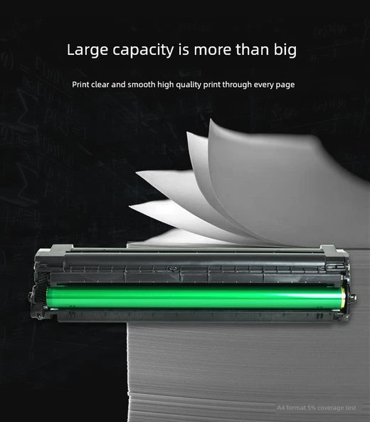 Toner Kartuşu - 7500 Sayfa Büyük Kapasite + 2 Toner Şişesi - Siyah - 7