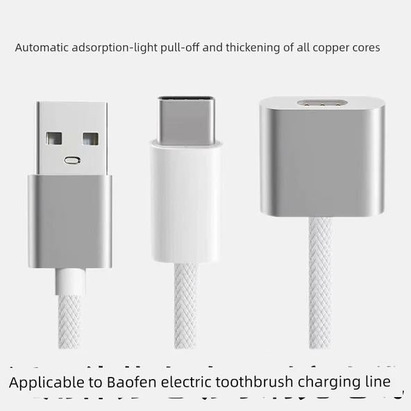 USB-C'den Manyetik Dönüştürücü - Elektrikli Diş Fırçası - 2