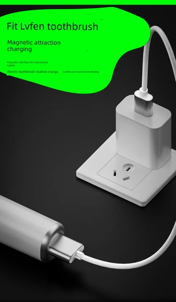 USB-C'den Manyetik Dönüştürücü - Elektrikli Diş Fırçası - 8