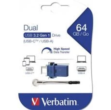 VERBATIM 64GB Dual Drive USB-C/USB-A USB BELLEK